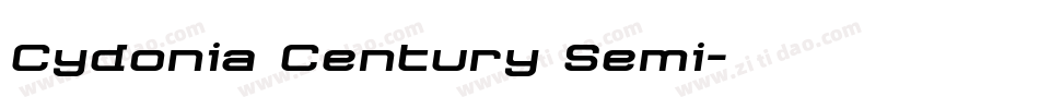 Cydonia Century Semi字体转换